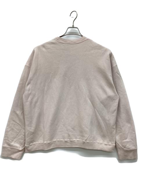 ATON（エイトン）ATON (エイトン) NATURAL DYE URAKE OVERSIZED SWEAT SHIRT ピンク サイズ:04の古着・服飾アイテム