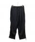 ATON（エイトン）の古着「HAND DYED NYLON OVER PANTS」｜ブラック