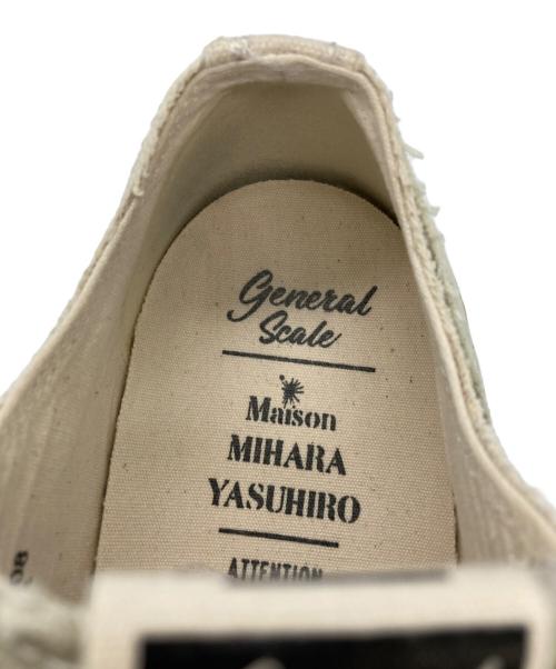 Maison MIHARA YASUHIRO（メゾン ミハラ ヤスヒロ）Maison MIHARA YASUHIRO (メゾン ミハラ ヤスヒロ) ローカットスニーカー グリーン サイズ:SIZE 44の古着・服飾アイテム