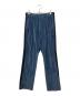 Needles（ニードルズ）の古着「Narrow Track Pant - C/Pe Velour」｜ブルー×ブラック