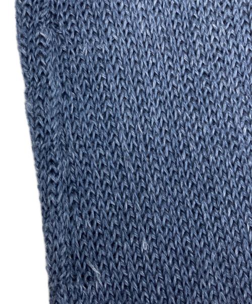 POLO RALPH LAUREN（ポロ・ラルフローレン）POLO RALPH LAUREN (ポロ・ラルフローレン) リネンVネックニット ネイビー サイズ:Mの古着・服飾アイテム