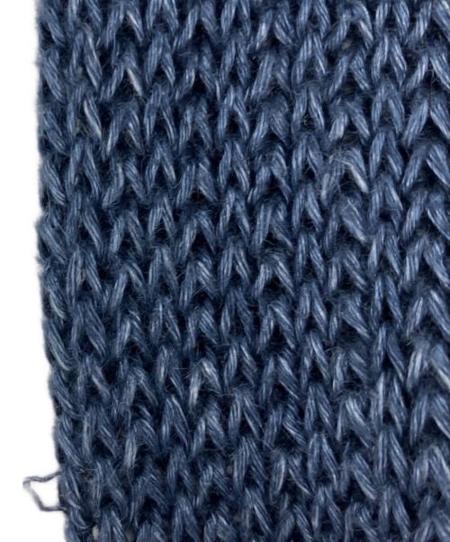 POLO RALPH LAUREN（ポロ・ラルフローレン）POLO RALPH LAUREN (ポロ・ラルフローレン) リネンVネックニット ネイビー サイズ:Mの古着・服飾アイテム