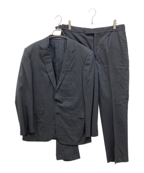 RALPH LAUREN（ラルフローレン）RALPH LAUREN (ラルフローレン) ウールストライプ2Ｂセットアップスーツ グレー サイズ:40Rの古着・服飾アイテム