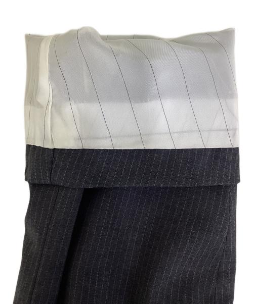 RALPH LAUREN（ラルフローレン）RALPH LAUREN (ラルフローレン) ウールストライプ2Ｂセットアップスーツ グレー サイズ:40Rの古着・服飾アイテム