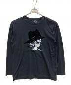 beanxious×GOTHIC YOHJI YAMAMOTOビーアンキシャス×ゴシックヨウジヤマモト）の古着「ロングスリーブTシャツ」｜ブラック