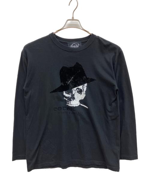 beanxious（ビーアンキシャス）beanxious (ビーアンキシャス) GOTHIC YOHJI YAMAMOTO (ゴシックヨウジヤマモト) ロングスリーブTシャツ ブラック サイズ:3の古着・服飾アイテム