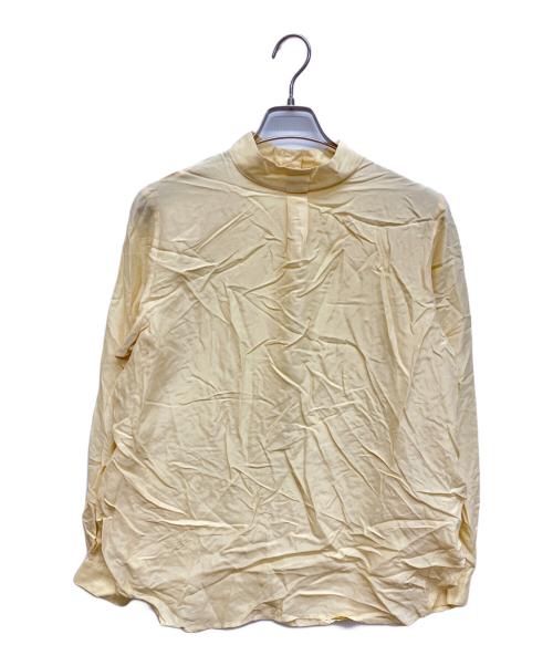 SOEJU（ソージュ）SOEJU (ソージュ) シルクボウタイブラウス イエロー サイズ:Mの古着・服飾アイテム