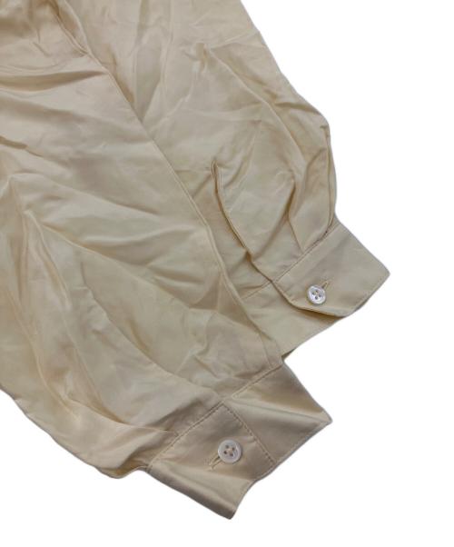 SOEJU（ソージュ）SOEJU (ソージュ) シルクボウタイブラウス イエロー サイズ:Mの古着・服飾アイテム