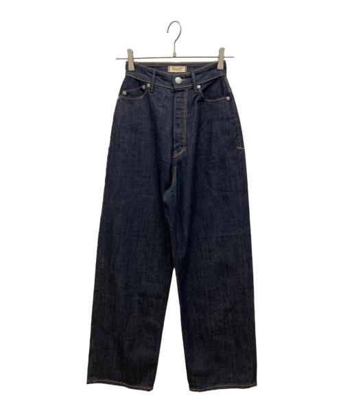 YANUK（ヤヌーク）YANUK (ヤヌーク) JOAN LOOSE STRAIGHT OWI デニムパンツ インディゴ サイズ:22の古着・服飾アイテム