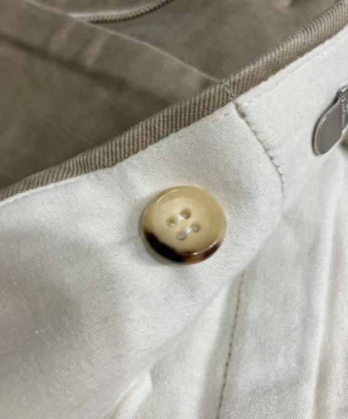 AURALEE（オーラリー）AURALEE (オーラリー) WASHED FINX CHINO TAPERED PANTS/ウォッシュドフィンクスチノテーパードパンツ ベージュ サイズ:5の古着・服飾アイテム