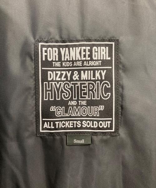 Hysteric Glamour（ヒステリックグラマー）Hysteric Glamour (ヒステリックグラマー) VIXEN GIRLワッペン ミリタリーベスト ブラック サイズ:Sの古着・服飾アイテム