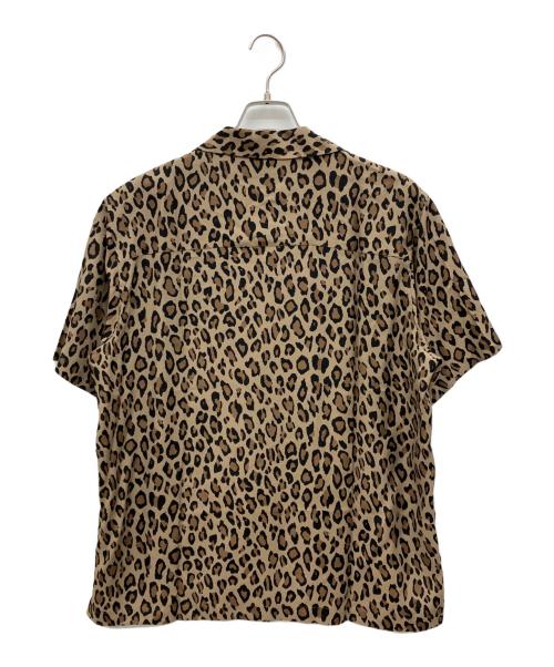 ROTT WEILER（ロットワイラー）ROTT WEILER (ロットワイラー) LEOPARD SS SHIRT ブラウン サイズ:Mの古着・服飾アイテム