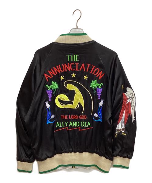 ALLY & DIA（アリーアンドダイア）ALLY & DIA (アリーアンドダイア) REVERSIBLE SOUVENIR JACKET ブルー サイズ:Mの古着・服飾アイテム