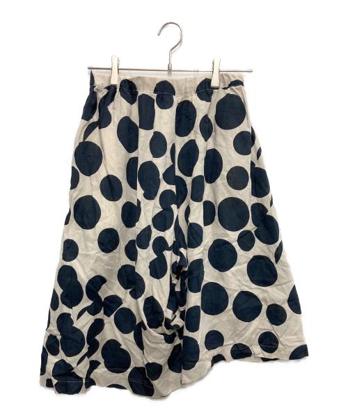 COMME des GARCONS COMME des GARCONS（コムデギャルソン コムデギャルソン）COMME des GARCONS COMME des GARCONS (コムデギャルソン コムデギャルソン) リネンドットスカンツ ベージュ サイズ:XSの古着・服飾アイテム