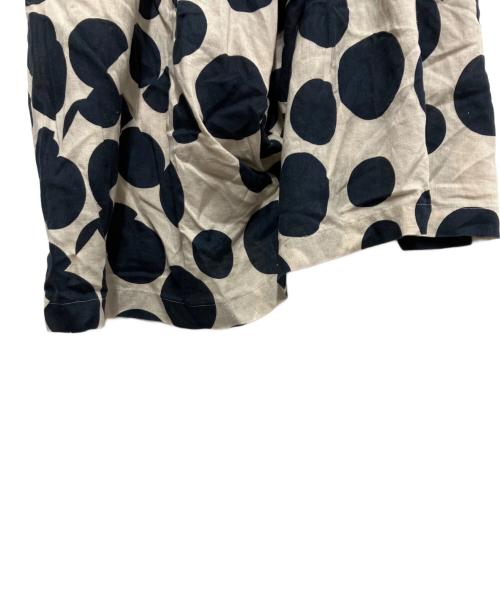 COMME des GARCONS COMME des GARCONS（コムデギャルソン コムデギャルソン）COMME des GARCONS COMME des GARCONS (コムデギャルソン コムデギャルソン) リネンドットスカンツ ベージュ サイズ:XSの古着・服飾アイテム