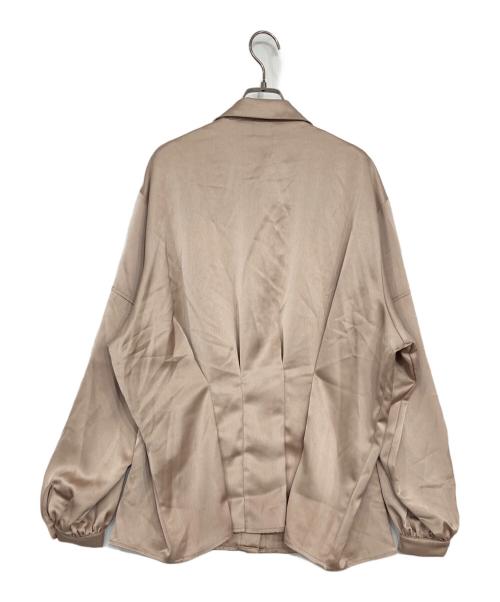 MANOF（マノフ）MANOF (マノフ) OUT POCKET SATIN SHIRTS ピンク サイズ:Fの古着・服飾アイテム