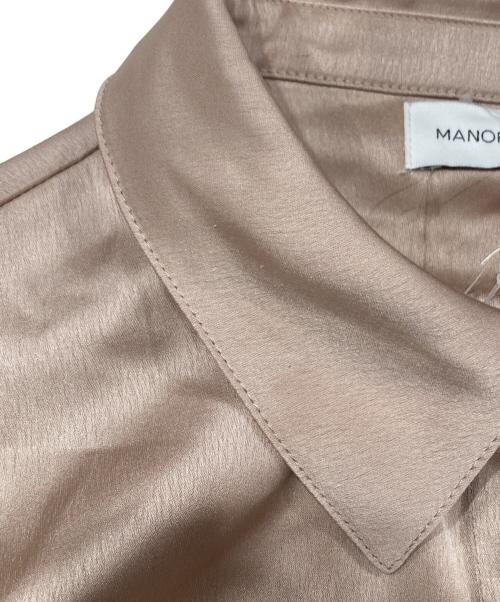 MANOF（マノフ）MANOF (マノフ) OUT POCKET SATIN SHIRTS ピンク サイズ:Fの古着・服飾アイテム