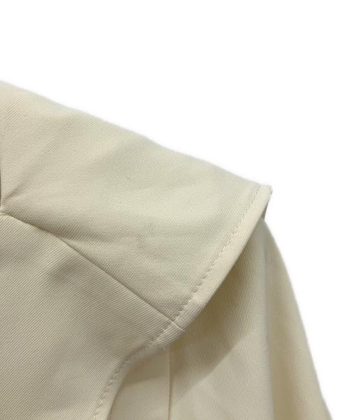 anuans（アニュアンス）anuans (アニュアンス) スカーフドレープブラウス イエロー サイズ:Fの古着・服飾アイテム