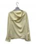 anuans (アニュアンス) スカーフドレープブラウス イエロー サイズ:F：7000円