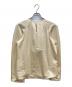 CLANE (クラネ) CONSTRUCTIVE SATIN BLOUSE　コンストラクティブサテンブラウス ベージュ サイズ:SIZE 1 未使用品：7000円