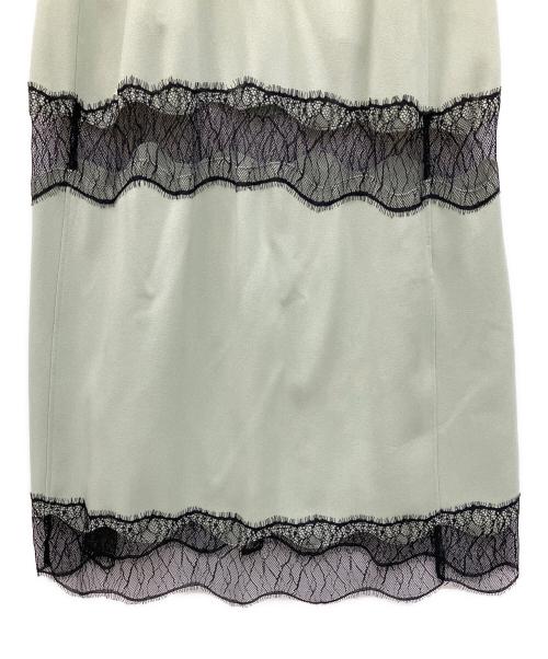 styling/（スタイリング）styling/ (スタイリング) リバーレースパフスリーブワンピース グリーン サイズ:1の古着・服飾アイテム