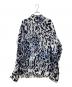 JOHN LAWRENCE SULLIVAN（ジョン ローレンス サリバン）の古着「LEOPARD PRINT CUT-OFF SHIRT」｜ブルー