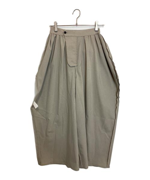 AEWEN MATOPH（イウエン マトフ）AEWEN MATOPH (イウエン マトフ) コクーンワイドパンツ ベージュ サイズ:36の古着・服飾アイテム