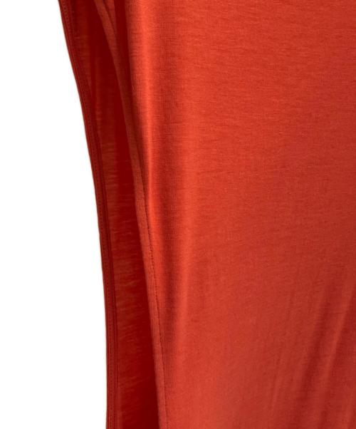 AURALEE（オーラリー）AURALEE (オーラリー) SUPER SOFT WOOL JERSEY DRESS レッドの古着・服飾アイテム