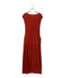 AURALEE（オーラリー）の古着「SUPER SOFT WOOL JERSEY DRESS」｜レッド