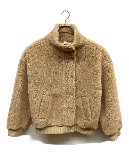 alo yoga（アローヨガ）alo yoga (アローヨガ) シェルパバーシティジャケット ベージュ サイズ:SIZE Sの古着・服飾アイテム