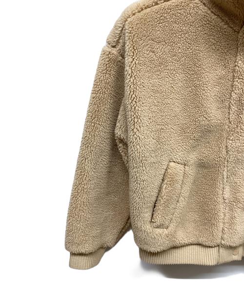 alo yoga（アローヨガ）alo yoga (アローヨガ) シェルパバーシティジャケット ベージュ サイズ:SIZE Sの古着・服飾アイテム