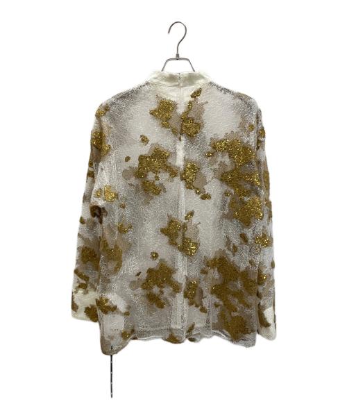 Ameri（アメリ）AMERI (アメリ) UND MOYA SPANGLE TOP アイボリー サイズ:freeの古着・服飾アイテム