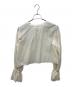 Noble (ノーブル) ショートシアーブラウス ホワイト サイズ:F：4000円