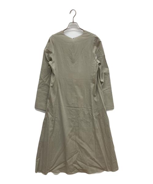 IENA（イエナ）IENA (イエナ) スリットスリーブワンピース ベージュ サイズ:38 未使用品の古着・服飾アイテム