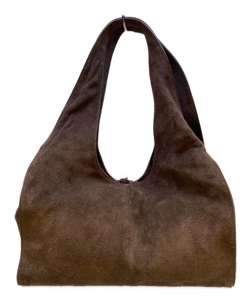 Atelier de LUMEN（アトリエ・ド・ルメン）atelier de lumen (アトリエ・ド・ルメン) PANIER GRAND BAG ブラウンの古着・服飾アイテム