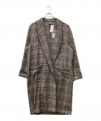 Agnonaアニオナ）の古着「カシミヤガウンコート」｜ベージュ