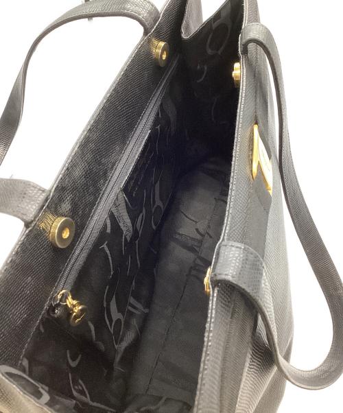 Salvatore Ferragamo（サルヴァトーレ フェラガモ）Salvatore Ferragamo (サルヴァトーレ フェラガモ) ヴァラトートバッグ ブラックの古着・服飾アイテム