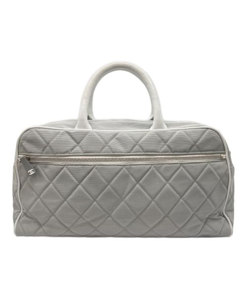 CHANEL（シャネル）CHANEL (シャネル) ボーリングバッグ グレーの古着・服飾アイテム