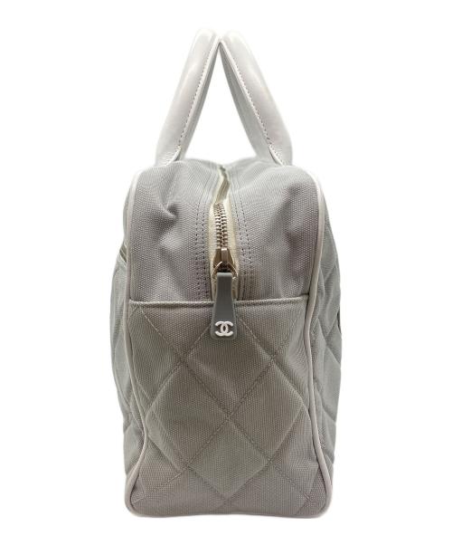 CHANEL（シャネル）CHANEL (シャネル) ボーリングバッグ グレーの古着・服飾アイテム