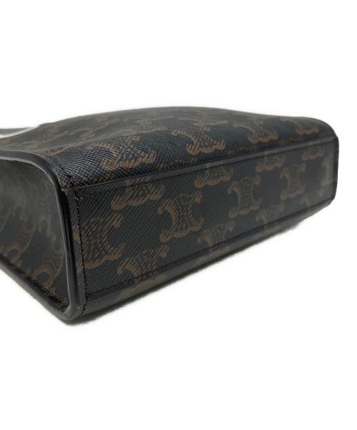 CELINE（セリーヌ）CELINE (セリーヌ) ミニバーティカルカバ/2wayショルダーバッグ/トリオンフ ブラウン サイズ:ミニの古着・服飾アイテム