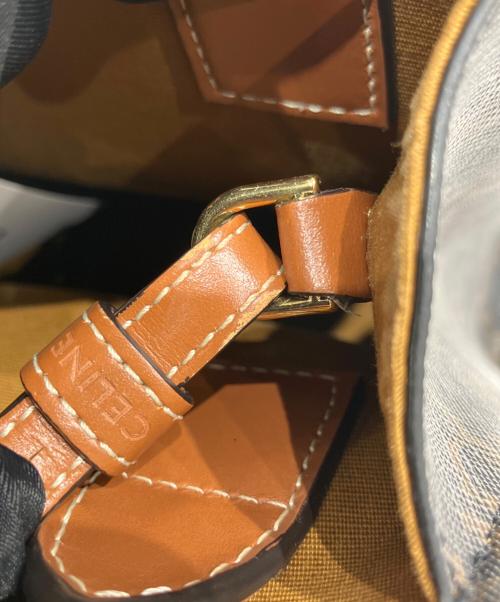 CELINE（セリーヌ）CELINE (セリーヌ) ミニバーティカルカバ/2wayショルダーバッグ/トリオンフ ブラウン サイズ:ミニの古着・服飾アイテム