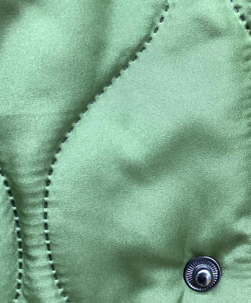 世田谷ベース（セタガヤベース）世田谷ベース (セタガヤベース) Under Repair Dogキルティングジャケット グリーン サイズ:Lの古着・服飾アイテム