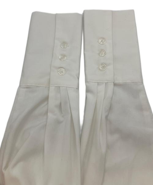 maison de dolce（メゾンドドルチェ）maison de dolce (メゾンドドルチェ) フリルフレアブラウス 長袖ブラウス ホワイト サイズ:Freeの古着・服飾アイテム