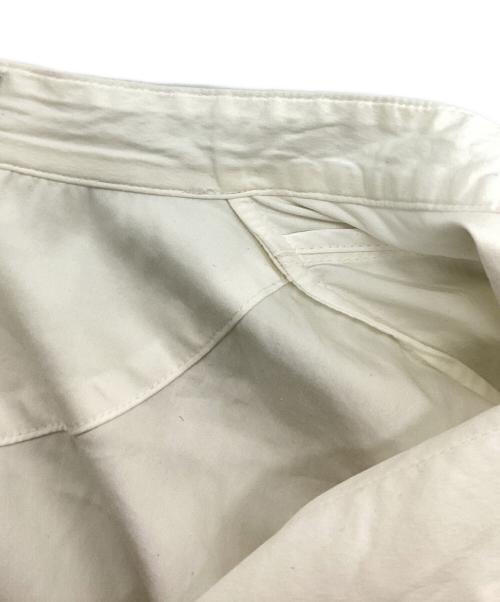 theory（セオリー）theory (セオリー) スタンドカラープルオーバーシャツ ホワイト サイズ:Ｓの古着・服飾アイテム