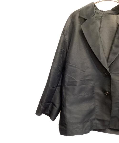 DRESSLAVE（ドレスレイブ）DRESSLAVE (ドレスレイブ) sheer organdy boyfriend big jacket ブラック サイズ:38の古着・服飾アイテム