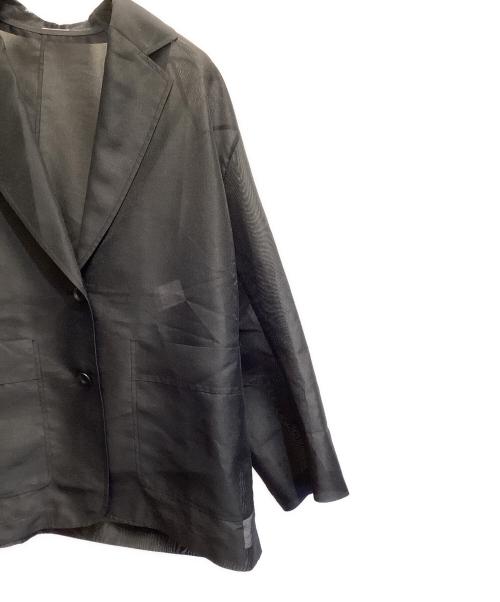 DRESSLAVE（ドレスレイブ）DRESSLAVE (ドレスレイブ) sheer organdy boyfriend big jacket ブラック サイズ:38の古着・服飾アイテム