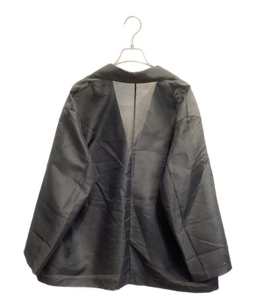 DRESSLAVE（ドレスレイブ）DRESSLAVE (ドレスレイブ) sheer organdy boyfriend big jacket ブラック サイズ:38の古着・服飾アイテム