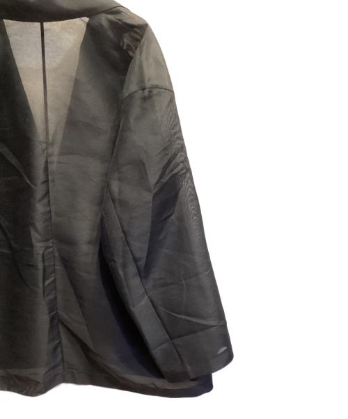DRESSLAVE（ドレスレイブ）DRESSLAVE (ドレスレイブ) sheer organdy boyfriend big jacket ブラック サイズ:38の古着・服飾アイテム