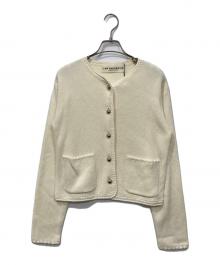 THE SHINZONE（ザ シンゾーン）の古着「BOUCLE KNIT JACKET」｜アイボリー