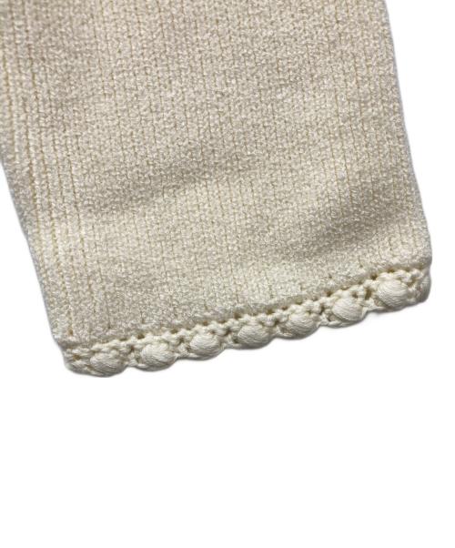 THE SHINZONE（ザ シンゾーン）THE SHINZONE (ザ シンゾーン) BOUCLE KNIT JACKET アイボリー サイズ:FOの古着・服飾アイテム